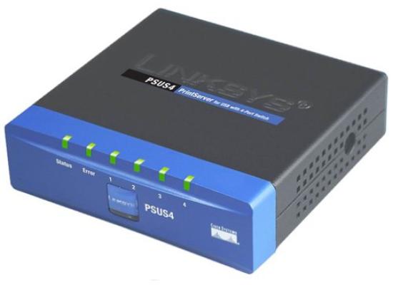 LINKSYS PSUS4 PrintServer for USB 4 Port Switch 
